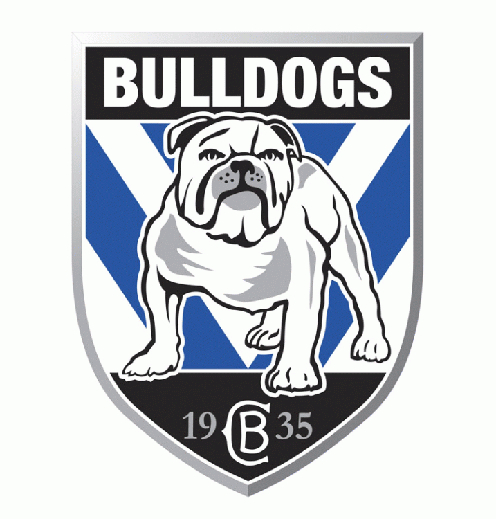 bulldogs rlfc 2007-pres primary logo iron on transfers for clothing